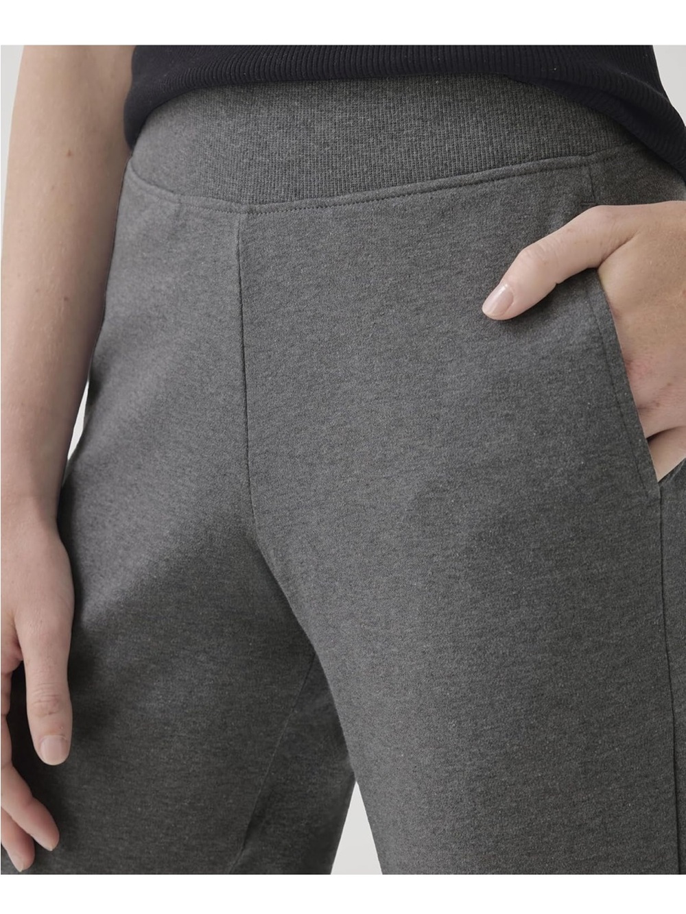 New W/ Imperfections Pact Sz XS Medium Gray Airplane Wide Leg Pant Medium Gray - Picture 2 of 11